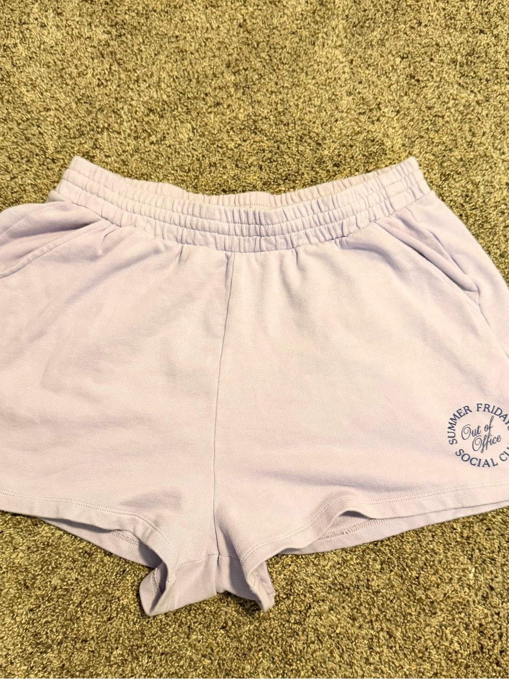 Old Navy Light Lavender Athletic Shorts with Side Pockets